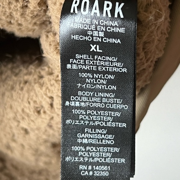 Roark Axeman Sherpa Fleece Lined Zip Jacket Tan (XL/Khaki) - RJ261 - Picture 7 of 8